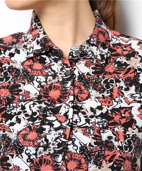 LOUNGEDRESS（ラウンジドレス）の「花柄ワンピース（ワンピース・レディース・ピンク/ブルー・ﾌﾘ-）」の7枚目の写真