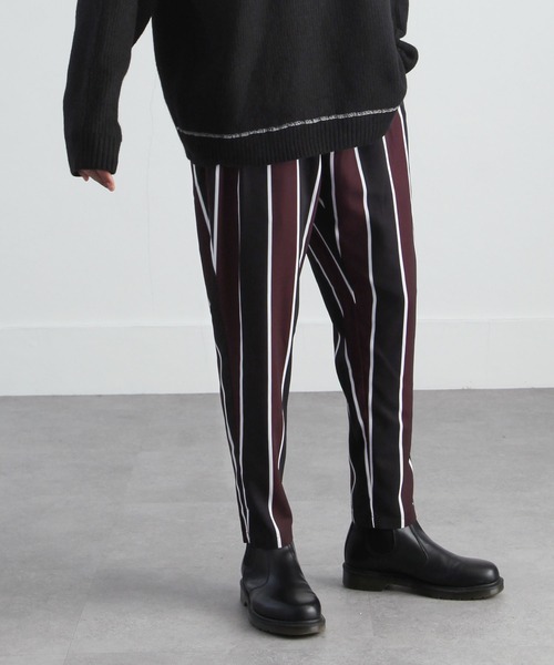 NILWAY（ニルウェイ）の「ドレープポリトロ裾スリットテーパードパンツ（その他パンツ・メンズ・ブラック/ベージュ/ブラウン/ブラック系その他/ベージュ系その他/レッド系その他/グレイッシュベージュ/アイボリー・MEDIUM/LARGE/X-LARGE）」の8枚目の写真