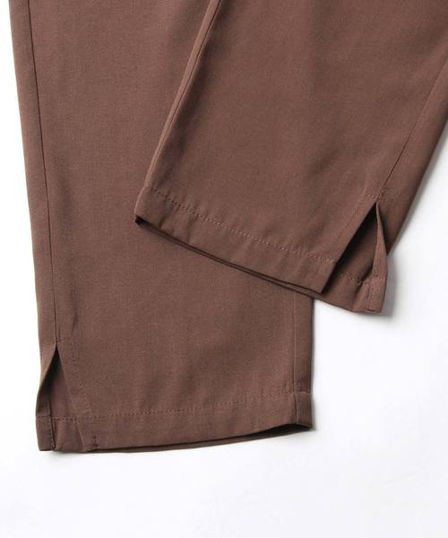 NILWAY（ニルウェイ）の「ドレープポリトロ裾スリットテーパードパンツ（その他パンツ・メンズ・ブラック/ベージュ/ブラウン/ブラック系その他/ベージュ系その他/レッド系その他/グレイッシュベージュ/アイボリー・MEDIUM/LARGE/X-LARGE）」の10枚目の写真