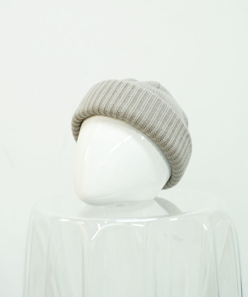 crepuscule（クレプスキュール）の「crepuscule knit cap（ニットキャップ/ビーニー・メンズ・チャコールグレー/ライトグレー/ブラック/ネイビー/オートミール/キャメル・FREE）」の3枚目の写真