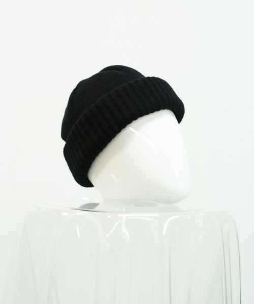 crepuscule（クレプスキュール）の「crepuscule knit cap（ニットキャップ/ビーニー・メンズ・チャコールグレー/ライトグレー/ブラック/ネイビー/オートミール/キャメル・FREE）」の2枚目の写真