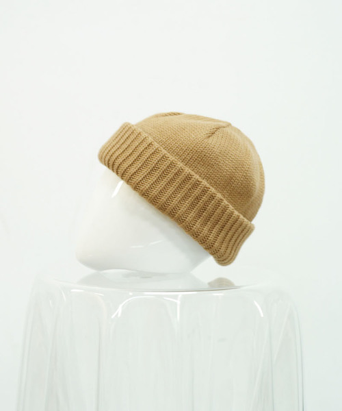 crepuscule（クレプスキュール）の「crepuscule knit cap（ニットキャップ/ビーニー・メンズ・チャコールグレー/ライトグレー/ブラック/ネイビー/オートミール/キャメル・FREE）」の11枚目の写真