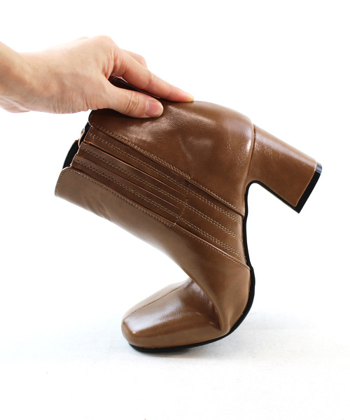 VIVIAN(ヴィヴィアン)の「シークレットサイドゴアショートブーツ(ブーツ・レディース・ブラック/ブラウン/アイボリー/ウッド・LL/S/M/L)」の16枚目の写真