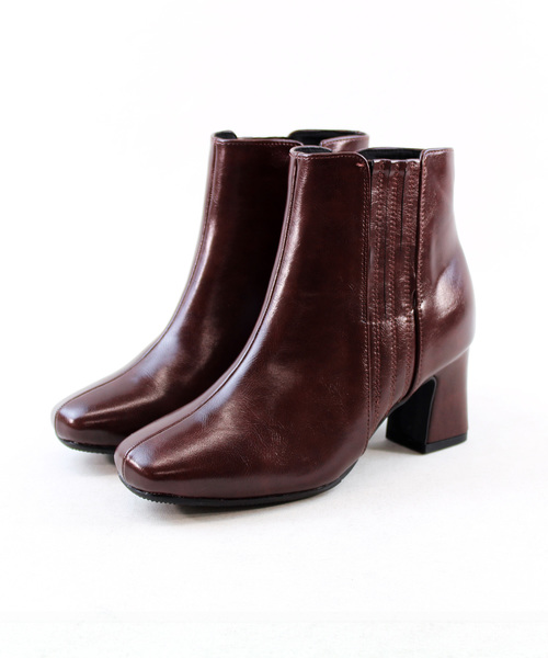 VIVIAN(ヴィヴィアン)の「シークレットサイドゴアショートブーツ(ブーツ・レディース・ブラック/ブラウン/アイボリー/ウッド・LL/S/M/L)」の20枚目の写真