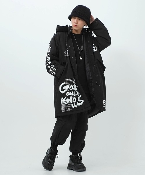 FIONNGUALA PECE モッズコート ブラック org.jpg