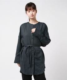 DouDou | ベルト付前開きシャツ2(シャツ/ブラウス)