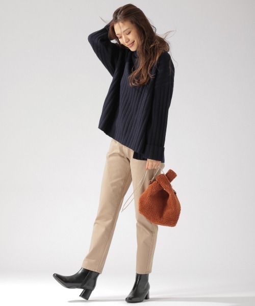 BAYFLOW（ベイフロー）の「ストレッチウォームパンツ（その他パンツ・レディース・ベージュ/ネイビー/オフホワイト/ピンク・MEDIUM/SMALL/LARGE）」の10枚目の写真