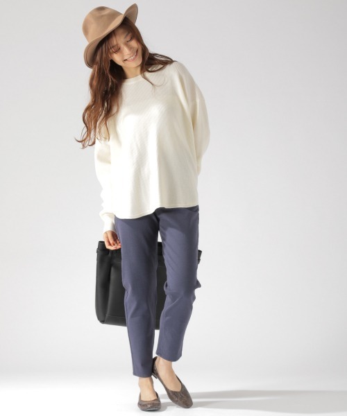 BAYFLOW（ベイフロー）の「ストレッチウォームパンツ（その他パンツ・レディース・ベージュ/ネイビー/オフホワイト/ピンク・MEDIUM/SMALL/LARGE）」の11枚目の写真