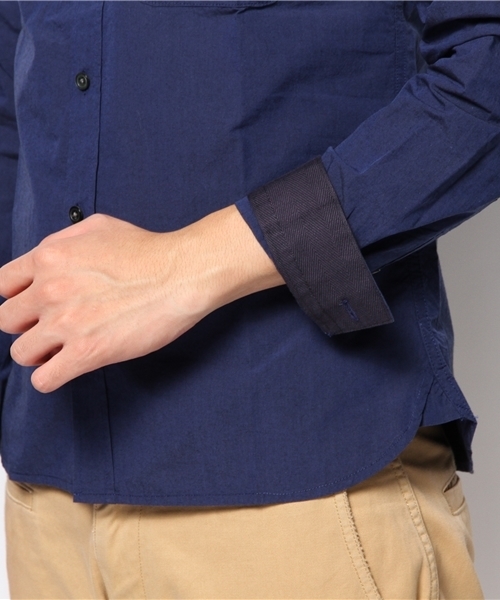 PAPER CHEST（ペーパーチェスト）の「PAPER CHEST MEN'S / シャンブレータイプライターシャツ（シャツ/ブラウス・メンズ・ホワイト/グリーン/ピンク/ネイビー・4/3）」の19枚目の写真