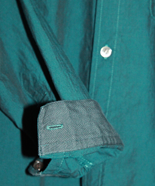 PAPER CHEST（ペーパーチェスト）の「PAPER CHEST MEN'S / シャンブレータイプライターシャツ（シャツ/ブラウス・メンズ・ホワイト/グリーン/ピンク/ネイビー・4/3）」の5枚目の写真