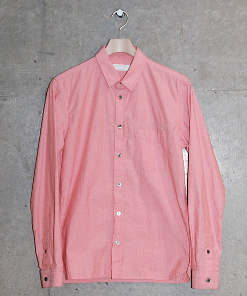 PAPER CHEST（ペーパーチェスト）の「PAPER CHEST MEN'S / シャンブレータイプライターシャツ（シャツ/ブラウス・メンズ・ホワイト/グリーン/ピンク/ネイビー・4/3）」の6枚目の写真