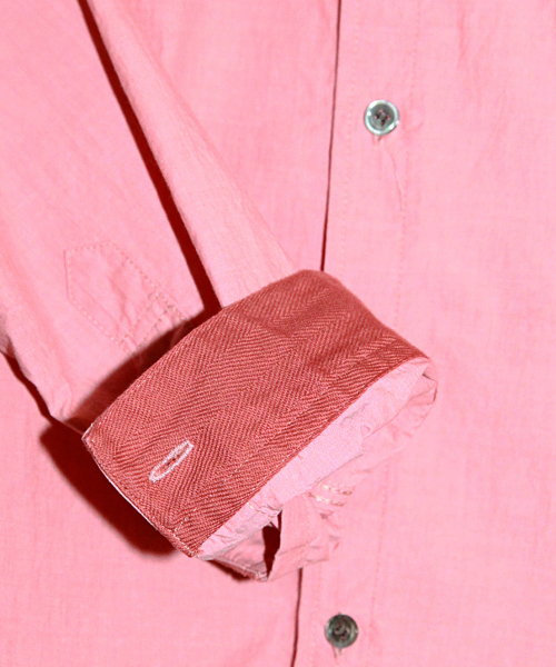 PAPER CHEST（ペーパーチェスト）の「PAPER CHEST MEN'S / シャンブレータイプライターシャツ（シャツ/ブラウス・メンズ・ホワイト/グリーン/ピンク/ネイビー・4/3）」の7枚目の写真