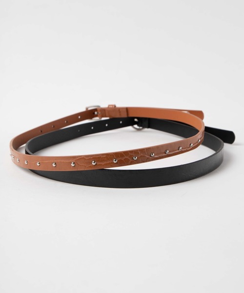 WEGO（ウィゴー）の「WEGO/【2点セット】ベルト（ベルト・レディース・その他1/その他2・FREE）」の5枚目の写真