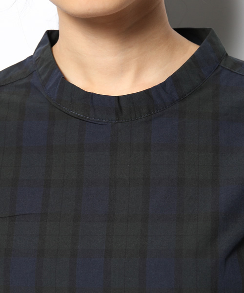 CIAOPANIC（チャオパニック）の「【Ciaopanic】チェックTeeBL（シャツ/ブラウス・レディース・レッド/ダークグリーン/グリーン/ネイビー・FREE）」の8枚目の写真