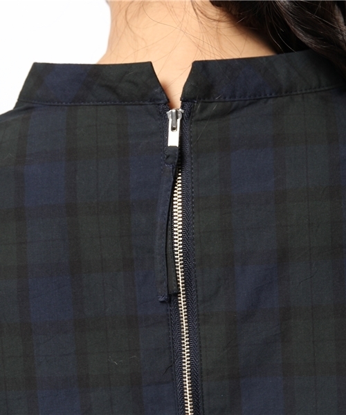 CIAOPANIC（チャオパニック）の「【Ciaopanic】チェックTeeBL（シャツ/ブラウス・レディース・レッド/ダークグリーン/グリーン/ネイビー・FREE）」の9枚目の写真