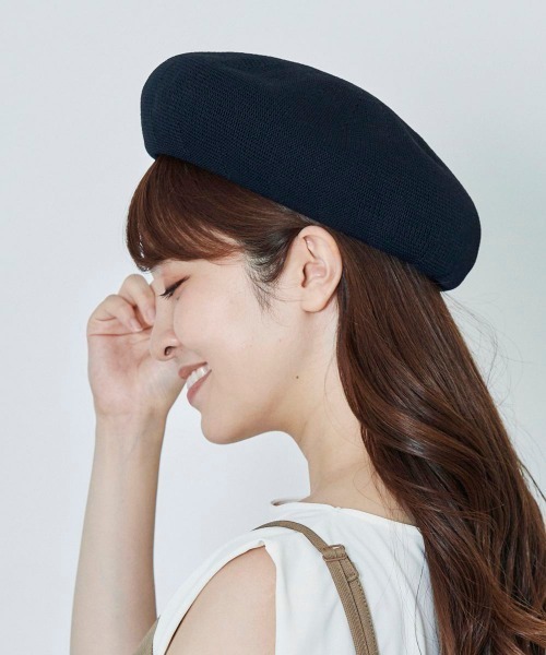 milsa（ミルサ）の「【milsa】 TM Washable Beret（ハンチング/ベレー帽・レディース・ライトブルー/ブラック/ベージュ/ネイビー/グレー/レッド/イエロー・M(57.5)）」の14枚目の写真