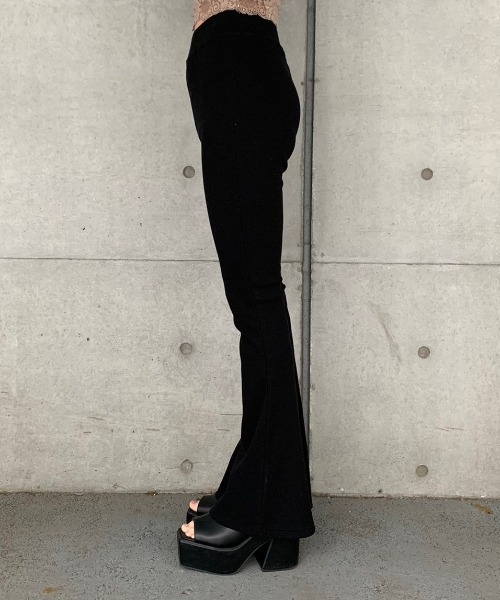 ENVYM（アンビー）の「リブレギンス（その他パンツ・レディース・ブラック/ベージュ/カーキ/ライトベージュ・FREE）」の7枚目の写真