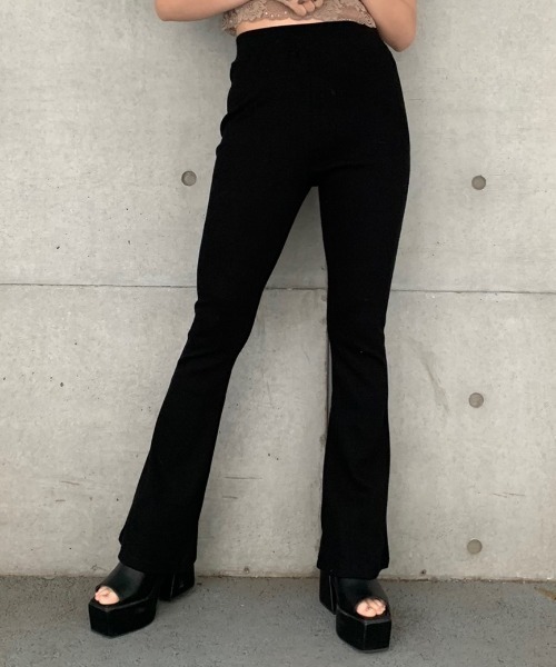 ENVYM（アンビー）の「リブレギンス（その他パンツ・レディース・ブラック/ベージュ/カーキ/ライトベージュ・FREE）」の12枚目の写真