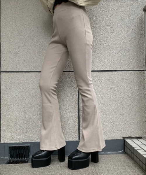 ENVYM（アンビー）の「リブレギンス（その他パンツ・レディース・ブラック/ベージュ/カーキ/ライトベージュ・FREE）」の11枚目の写真