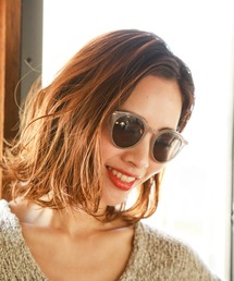 BAYFLOW | カラークリアフレームサングラス(サングラス)