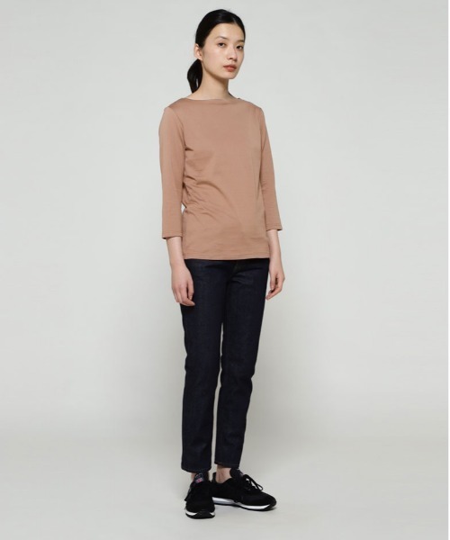 SUNSPEL(サンスペル)の「SUNSPEL / WOMEN’S Q82 PLAIN(Tシャツ/カットソー・レディース・ブラウン/チェリーレッド・1/2/3)」の15枚目の写真