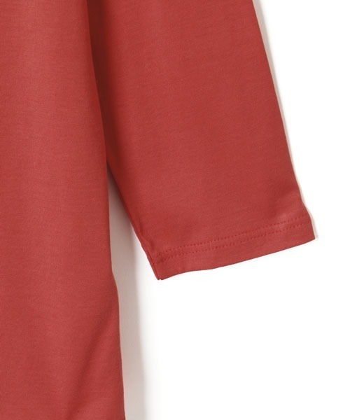 SUNSPEL(サンスペル)の「SUNSPEL / WOMEN’S Q82 PLAIN(Tシャツ/カットソー・レディース・ブラウン/チェリーレッド・1/2/3)」の4枚目の写真