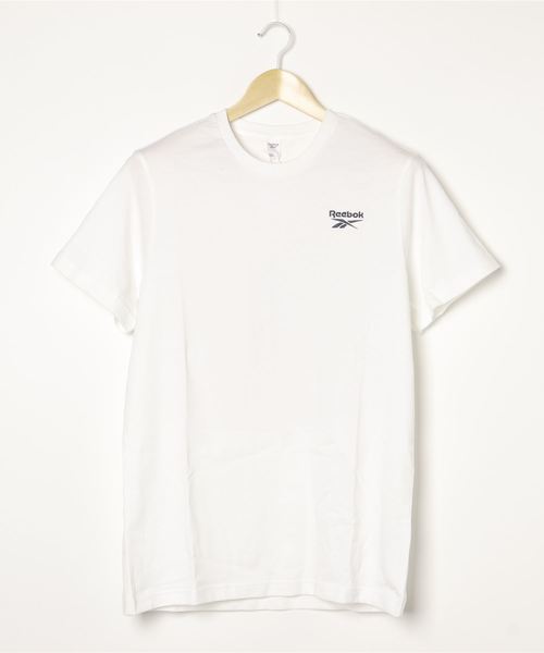 Reebok(リーボック)の「クラシックス Tシャツ / Classics Tee(Tシャツ/カットソー・メンズ・ホワイト/ネイビー・XX-LARGE/SMALL/X-LARGE/MEDIUM/LARGE)」の2枚目の写真
