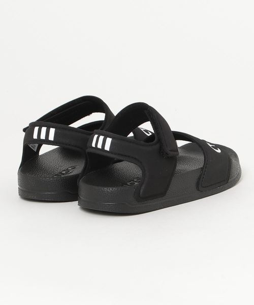 adidas(アディダス)の「adidas/アディダス ADILETTE SANDAL K スポーツサンダル 超軽量 G26879(サンダル・キッズ・ブラック×ホワイト・21.0cm/19.0cm/18.0cm/22.0cm/17.0cm/20.0cm)」の2枚目の写真