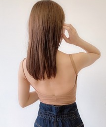 VANNIE U（ヴァニーユー）の「バックオープンカップ付きキャミソール（キャミソール）」