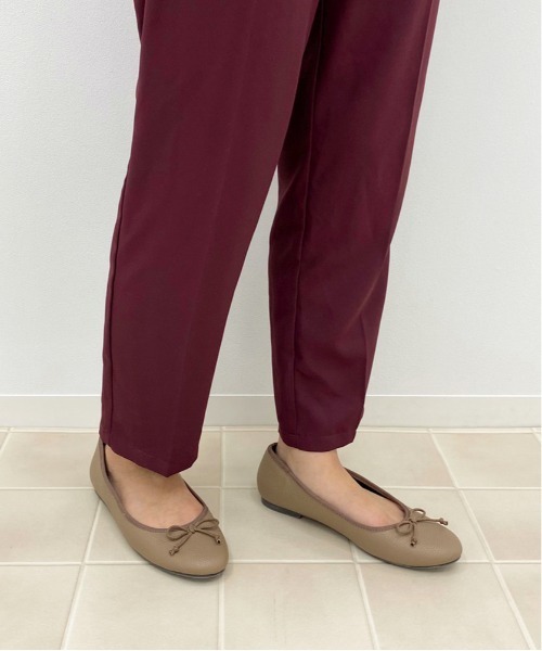 apres jour（アプレジュール）の「フェイクレザーラウンドトゥバレエシューズ【ZOZOTOWN限定アイテム】（バレエシューズ・レディース・ブラック/ダークブラウン/ゴールド/アイボリー/その他/ボルドー・SMALL/MEDIUM/LARGE/X-LARGE）」の8枚目の写真