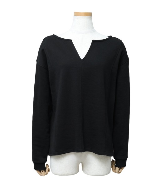 reca（レカ）の「キーネック2wayスウェット（スウェット・レディース・アッシュグレー/ブラック/ダークパープル/ベージュ系その他・M）」の14枚目の写真