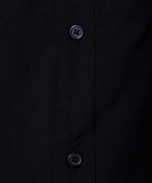 WEGO（ウィゴー）の「WEGO/バラ刺繍ビッグシルエットシャツ（シャツ/ブラウス・メンズ・ブラック/ホワイト・MEDIUM/LARGE）」の8枚目の写真