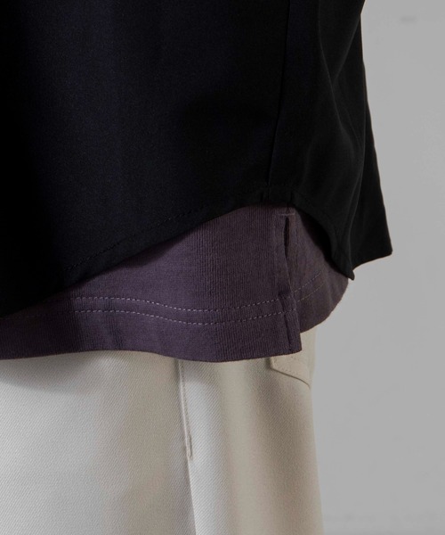 WEGO（ウィゴー）の「WEGO/バラ刺繍ビッグシルエットシャツ（シャツ/ブラウス・メンズ・ブラック/ホワイト・MEDIUM/LARGE）」の17枚目の写真