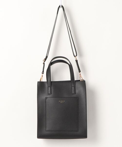 one way（ワンウェイ）の「【oneway】縦型2WAYバッグ（ショルダーバッグ・レディース・ブラック/ブラック系その他/ダークブラウン/ベージュ・FREE）」の2枚目の写真