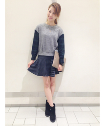 Chico | 袖切替P/O(Tシャツ/カットソー)