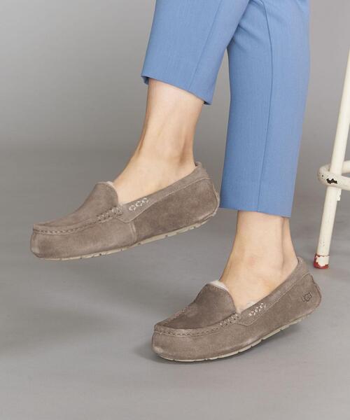 UGG アグ アンスレー スリッポン ライトグレー 23 UGG（アグ）の「＜UGG＞ANSLEY スエードアンスレー/スリッポン
