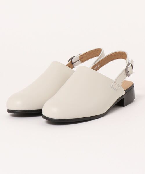 HARUTA（ハルタ）の「HARUTA　ハルタ　本革スリングバックシューズ　＃155（サンダル・レディース・ブラック/ブラック系その他/ホワイト系その他・22.5cm/23.5cm/24.5cm/23.0cm/24.0cm/25.0cm/25cm/23cm/24cm）」の4枚目の写真