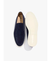 ロロ・ピアーナ　レディースシューズ　モカシン　グレー シューズ レディス ホワイトソール | Loro Piana