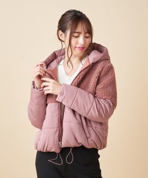 MIIA（ミーア）の「コンビフェイクダウンジャケット（ダウンジャケット