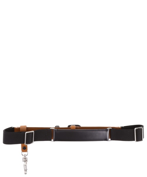 TOGA VIRILIS トーガ ビリリース レザー ナイロン ベルト TOGA VIRILIS(トーガ ビリリース)のLeather belt color BLACKの