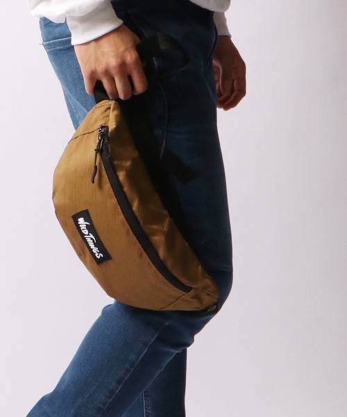 WILD THINGS（ワイルドシングス）の「WILD THINGS ナイロン ウエストバッグ（ショルダーバッグ・メンズ・ホワイト/ブラック/オレンジ/マルチ/ベージュ/カモフラージュ/パープル・FREE）」の18枚目の写真