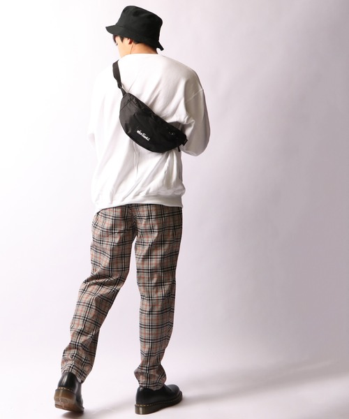 WILD THINGS（ワイルドシングス）の「WILD THINGS ナイロン ウエストバッグ（ショルダーバッグ・メンズ・ホワイト/ブラック/オレンジ/マルチ/ベージュ/カモフラージュ/パープル・FREE）」の15枚目の写真