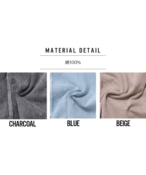 A‘gem 9（エージェムナイン）の「『A'GEM/9』ブリーチ加工2WAY L/S TEE ロングスリーブTシャツ（Tシャツ/カットソー・メンズ・チャコールグレー/ベージュ/ブルー・FREE）」の19枚目の写真