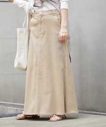 CIAOPANIC TYPY | 【21SS】むら染フェードAラインロングスカート(スカート)