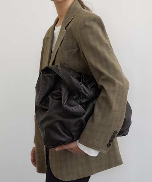 Fano Studios（ファノ ストゥディオズ）の「【Fano Studios】2-button plaid tailored jacket cb-3 FC21W046（テーラードジャケット・レディース・ブラウン・M/S/L）」の6枚目の写真