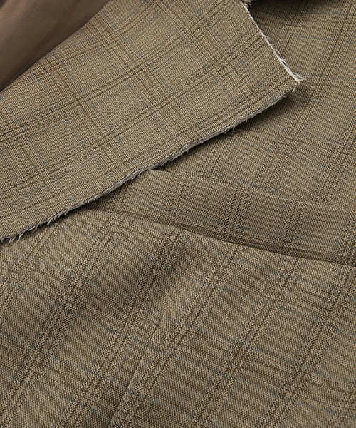 Fano Studios（ファノ ストゥディオズ）の「【Fano Studios】2-button plaid tailored jacket cb-3 FC21W046（テーラードジャケット・レディース・ブラウン・M/S/L）」の16枚目の写真