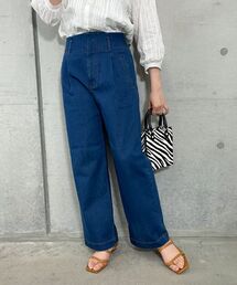 fredy repit | デニムセミワイドパンツ(デニムパンツ)