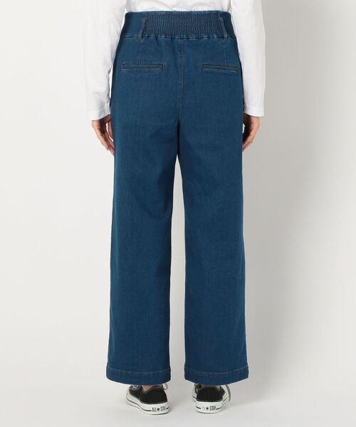 fredy repit（フレディレピ）の「デニムセミワイドパンツ（デニムパンツ・レディース・ブルー/ネイビー・36/38）」の5枚目の写真