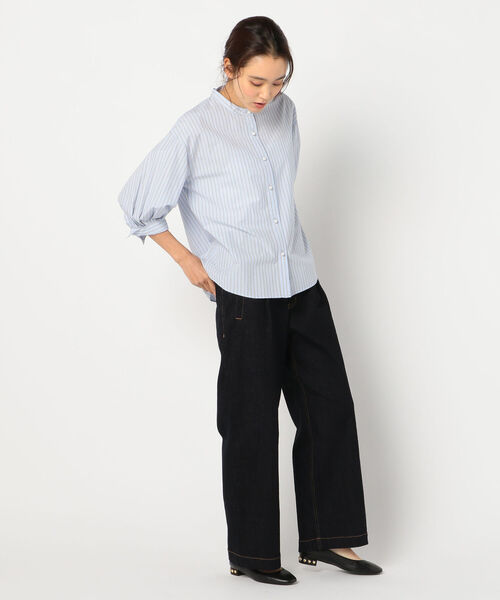 fredy repit（フレディレピ）の「デニムセミワイドパンツ（デニムパンツ・レディース・ブルー/ネイビー・36/38）」の14枚目の写真