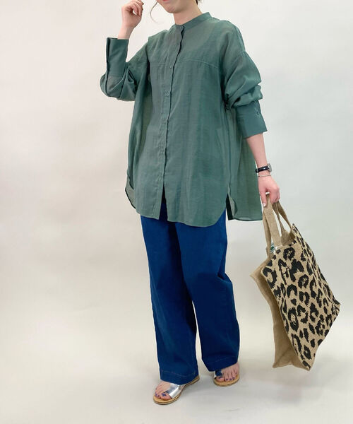 fredy repit（フレディレピ）の「デニムセミワイドパンツ（デニムパンツ・レディース・ブルー/ネイビー・36/38）」の17枚目の写真